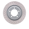 624-02073D GEOSPEC Drilled Rotor [Coated], 2012-2016 Porsche, Position: Rear Left - image 1