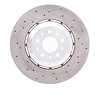 624-16009 GEOSPEC Drilled Rotor [Coated], 2015-2020 Alfa Romeo, Position: Front - image 1