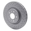 624-20016 GEOSPEC Drilled Rotor [Coated], 2000-2006 Jaguar, Position: Front - image 2