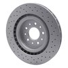 624-20016 GEOSPEC Drilled Rotor [Coated], 2000-2006 Jaguar, Position: Front - image 4