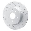 624-20017 GEOSPEC Drilled Rotor [Coated], 2000-2006 Jaguar, Position: Rear - image 2