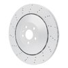 624-27064 GEOSPEC Drilled Rotor [Coated], 2020-2021 Polestar, Position: Rear - image 2