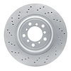 624-31087D GEOSPEC Drilled Rotor [Coated], 2008-2013 BMW, Position: Left Front - image 1