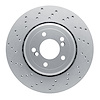 624-31091D GEOSPEC Drilled Rotor [Coated], 2008-2013 BMW, Position: Rear Left - image 1