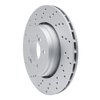 624-31091D GEOSPEC Drilled Rotor [Coated], 2008-2013 BMW, Position: Rear Left - image 2