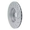 624-31091D GEOSPEC Drilled Rotor [Coated], 2008-2013 BMW, Position: Rear Left - image 4