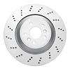 624-31188D GEOSPEC Drilled Rotor [Coated], Fits Select BMW, Position: Rear Left - image 1