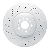 624-31192D GEOSPEC Drilled Rotor [Coated], Fits Select BMW, Position: Left Front