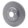 624-52018 GEOSPEC Drilled Rotor [Coated], 2005-2008 GM, Position: Front - image 2