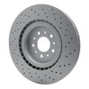 624-54054 GEOSPEC Drilled Rotor [Coated], 2005-2006 Ford/Lincoln/Mercury/Mazda, Position: Front - image 4