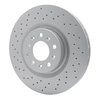 624-54055 GEOSPEC Drilled Rotor [Coated], 2005-2006 Ford/Lincoln/Mercury/Mazda, Position: Rear - image 2
