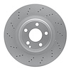 624-63098 GEOSPEC Drilled Rotor [Coated], 2012-2020 Mercedes-Benz, Position: Front