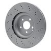 624-63098 GEOSPEC Drilled Rotor [Coated], 2012-2020 Mercedes-Benz, Position: Front - image 4