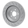 624-63102 GEOSPEC Drilled Rotor [Coated], 2013-2020 Mercedes-Benz, Position: Rear - image 4