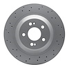 624-63113 GEOSPEC Drilled Rotor [Coated], 2014-2021 Mercedes-Benz, Position: Rear - image 1