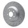 624-63113 GEOSPEC Drilled Rotor [Coated], 2014-2021 Mercedes-Benz, Position: Rear - image 2