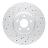 624-63152 GEOSPEC Drilled Rotor [Coated], Fits Select Mercedes-Benz, Position: Front