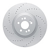 624-63180 GEOSPEC Drilled Rotor [Coated], Fits Select Mercedes-Benz, Position: Front