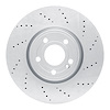 624-63185 GEOSPEC Drilled Rotor [Coated], Fits Select Mercedes-Benz, Position: Front