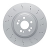 624-63192 GEOSPEC Drilled Rotor [Coated], Fits Select Mercedes-Benz, Position: Front - image 1