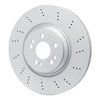 624-63192 GEOSPEC Drilled Rotor [Coated], Fits Select Mercedes-Benz, Position: Front - image 2