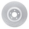 624-63196 GEOSPEC Drilled Rotor [Coated], Fits Select Mercedes-Benz, Position: Rear