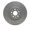 624-79004 GEOSPEC Drilled Rotor [Coated], Fits Select Maserati, Position: Front