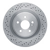 630-63068 Drilled/Slotted Brake Rotor, 2005-2011 Mercedes-Benz, Position: Rear - image 1