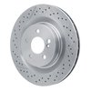 630-63068 Drilled/Slotted Brake Rotor, 2005-2011 Mercedes-Benz, Position: Rear - image 2