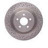 630-63092 Drilled/Slotted Brake Rotor, 2008-2015 Mercedes-Benz, Position: Rear - image 1