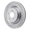 630-63092 Drilled/Slotted Brake Rotor, 2008-2015 Mercedes-Benz, Position: Rear - image 2