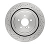 630-63094 Drilled/Slotted Brake Rotor, 2010-2018 Mercedes-Benz, Position: Rear - image 1