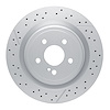 630-63101 Drilled/Slotted Brake Rotor, 2012-2020 Mercedes-Benz, Position: Rear