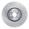 630-63191 Drilled/Slotted Brake Rotor, Fits Select Mercedes-Benz, Position: Front