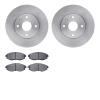 6302-01015 Brake Rotors with 3000-Series Ceramic Brake Pads Kit, 2004-2009 Multiple Makes/Models, Position: Front - image 1