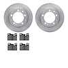 6302-02012 Brake Rotors with 3000-Series Ceramic Brake Pads Kit, 1987-1989 Porsche, Position: Rear - image 1
