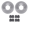 6302-02015 Brake Rotors with 3000-Series Ceramic Brake Pads Kit, 1986-1986 Porsche, Position: Front - image 1