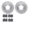 6302-02016 Brake Rotors with 3000-Series Ceramic Brake Pads Kit, 1987-1995 Porsche, Position: Front - image 1