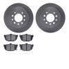 6302-03005 Brake Rotors with 3000-Series Ceramic Brake Pads Kit, 2007-2008 Kia/Hyundai/Genesis, Position: Rear - image 1