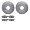 6302-03021 Brake Rotors with 3000-Series Ceramic Brake Pads Kit, 2001-2010 Kia/Hyundai/Genesis, Position: Rear - image 1