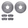 6302-03039 Brake Rotors with 3000-Series Ceramic Brake Pads Kit, 2010-2016 Kia/Hyundai/Genesis, Position: Rear - image 1