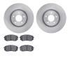 6302-03044 Brake Rotors with 3000-Series Ceramic Brake Pads Kit, 2014-2017 Kia/Hyundai/Genesis, Position: Front - image 1