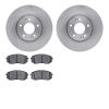 6302-03045 Brake Rotors with 3000-Series Ceramic Brake Pads Kit, 2010-2016 Kia/Hyundai/Genesis, Position: Front - image 1