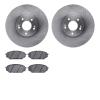 6302-03049 Brake Rotors with 3000-Series Ceramic Brake Pads Kit, 2007-2012 Kia/Hyundai/Genesis, Position: Front - image 1
