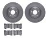6302-03057 Brake Rotors with 3000-Series Ceramic Brake Pads Kit, 2009-2014 Kia/Hyundai/Genesis, Position: Front - image 1