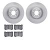 6302-03058 Brake Rotors with 3000-Series Ceramic Brake Pads Kit, 2011-2014 Kia/Hyundai/Genesis, Position: Front - image 1