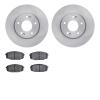 6302-03061 Brake Rotors with 3000-Series Ceramic Brake Pads Kit, 2014-2016 Kia/Hyundai/Genesis, Position: Front - image 1