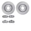 6302-03063 Brake Rotors with 3000-Series Ceramic Brake Pads Kit, 2011-2015 Kia/Hyundai/Genesis, Position: Front - image 1