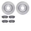 6302-03067 Brake Rotors with 3000-Series Ceramic Brake Pads Kit, 2010-2011 Kia/Hyundai/Genesis, Position: Front - image 1