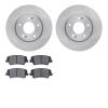 6302-03068 Brake Rotors with 3000-Series Ceramic Brake Pads Kit, 2011-2016 Kia/Hyundai/Genesis, Position: Front - image 1